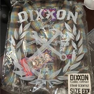 BNIB XXL DIXXON STABB SCIENTIST FLANNEL